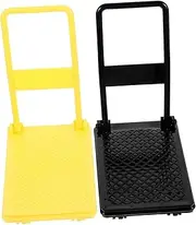 2pcs Doll House Cart Mini Furniture Dolly Decoration Ornaments for Carts Trolley Flatbed Truck Accessories Mini House Ornament Micro Layout Ornament Plastic