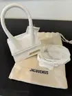 Jacquemus leather The Chiquito handbag White New With tags Retail $720