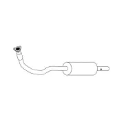 Redback Underfloor Catalytic Converter for Holden Astra AH TS 2.2L 2000-2008