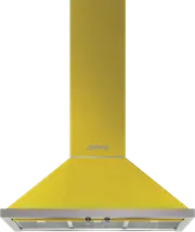 Smeg Portofino 90cm Canopy Rangehood Yellow