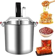 Home 40l Commercial Food Mixer 180w Automatic Pot Stirrer Mixer Stainless Steel Sauce Jam Mixing Blender Non-Stick 0-100 Speed Adjustable Fully Automatic Stirring Equipment for Hot Pot Base Sauce
