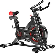 Powertrain Exercise Bike with LCD Display Heavy Flywheel Spin Bike