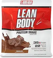 Labrada Nutrition – Lean Body Protein Meal Replacement Shake, Whey Protein Powder for muscle growth and recovery, Chocolate, 4.63-LB Tub