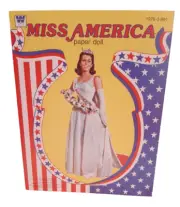 Whitman Miss America 1976 Paper Doll Book NEW UNCUT 70s