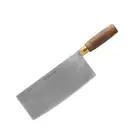 8" Chinese Vegetable Cleaver with Walnut Handle