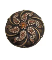 Jay Strongwater Lucinda Enameled Trinket Box w/ Swarovski Crystals