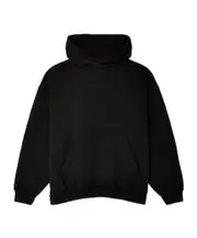 Balenciaga Kangaroo Pocket Medium-Fit Hoodie XS black