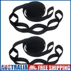 # 2pcs Hammock Strap Outdoor Camping Tree Hanging Load Bearing Rope (Black)
