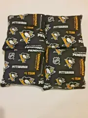 4 Cornhole Bag Set Corn Hole Pittsburgh Penguins