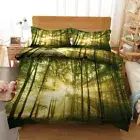Sun Shining Woods 3D Printing Duvet Quilt Doona Covers Pillow Case Bedding Sets