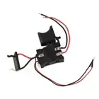 1x Electric Cordless Drill Trigger Switch 16A Push Button With Small Light Black