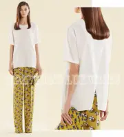 GUCCI TOP WHITE SILK OPEN CROSSOVER BACK BLOUSE $695 sz IT 38 US 2