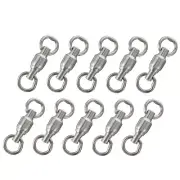 20 Pcs Sea Fishing Lures Eight Figure Ring Connector Spinner