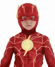 New DC The Flash Halloween Costume, Child Large (12-14) Party light up