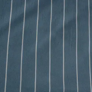 絲薇諾 MIT精梳純棉 換日線-藍 雙人加大6尺 三件式-床包枕套組