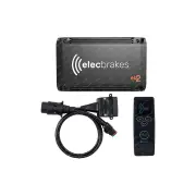 Elecbrakes Electric Brake Controller + Adaptor + Remote Bundle A7LR-12 Socket