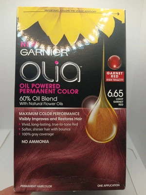 Garnier Olia Permanent Hair Colour Garnet Red