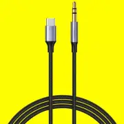 Durable USB C to 3.5mm Stereo Aux Jack Cable f Samsung Galaxy Z Flip 4 SM-F721U