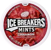 Ice Breakers Sugar Free Mints, Cinnamon, 1.5 oz