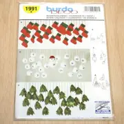 Burda Deco Advent Calendar 1991 Sewing Pattern