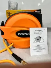 OEM Tools ViperFlex 3/8” x 50 Ft. Hybrid Polymer Air Hose & Reel 24424