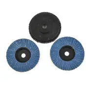Grinding Wheel Sanding Discs 3pcs 75mm 80 Grit Flap Discs Flat For Angle Grinder