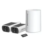 ANRAN 4MP Wireless Solar Security Camera System 64GB Color Night Vision 2-Audio