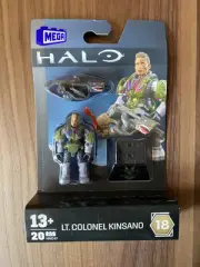 HALO HEROES SERIES 18 MEGA CONSTRUX LT. COLONEL KINSANO HNC49 - NIB