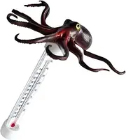 Pool Thermometers Floating Easy Read - Accurate Thermometers for Pool - Real-Time Leak-Proof Gauge with Large Display Gadget for Swimming Fishing Outdoor