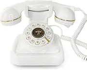 European Retro Wedding Audio Message Book Birthday Voice Blessing Message Decoration Phone Voice Guest Book Phone White