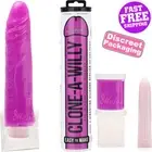Clone A Willy Kit Penis Molding Set Fun Hens Unisex Couples Sex Toy NEON PURPLE