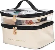Travel Makeup Bag Elastic Bands Large Capacity Makeup Bag Organizer Bag for Women Skincare Organizer