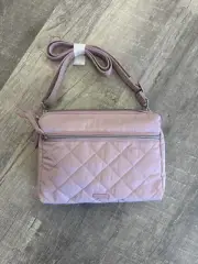 Vera Bradley Triple Compartment Crossbody Hydrangea Pink New with tags