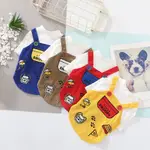 PAWSFUN寵物卡通刺繡棉衣 狗狗卡通外出衣服 寵物休閒兩腳衣