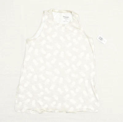 NEW Torrid Women Tank Top Super Soft Pineapple Rayon Beige Size 1 Slub Jersey