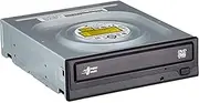 [Hitachi] LG GH24 Internal DVD Drive, DVD-RW CD-RW ROM Rewriter for Laptop/Desktop PC, Windows 10 Compatible, M-Disc Support, 24x Write Speed (Bare Drive) - Black