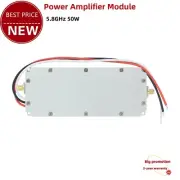 5.8GHz 50W Power Amplifier Module RF Amplifier with SMA Female Connector tp1