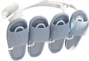 Wall Mounted Shoe Rack, Metal Slippers Drain Drying Rack Toilet Bathroom Indoor Storage Tools Home Organizer Shelf For Shoes(White)