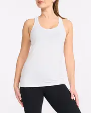 Motion Tech Singlet, 2XU, L, White/Harbor Mist, Female