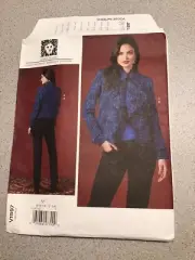 Vogue Pattern #V1597 Anne Klein Misses' Size 6-8-10-12-14 Jacket & Pants Uncut