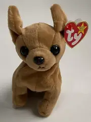 NEW 1998 TY Beanie Babies Tiny Chihuahua Dog MINT with Tag *2 ERRORS on Tag*