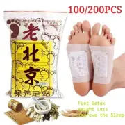100/200pcs Foot Plaster Patches Detox Plaster Toxine Pad Detoxification Plaster