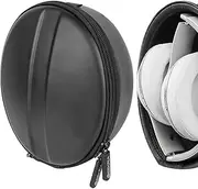 Geekria Shield Headphones Case Compatible With Beats Studio Pro, Studio 3, Solo Pro, Monster Diamond Tears - Hard Shell Travel Carrying Bag With Cable Storage (Black)