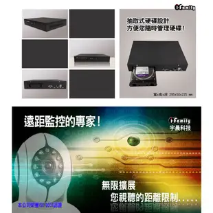 【宇晨I-Family】台灣品牌 IF-808 兩年保固 POE專用 九路式 4K 數位監控 錄放影機