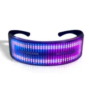 Customizable LED Glasses, Bluetooth Light up Glasses