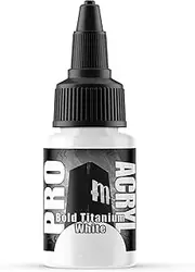 Monument Hobbies Pro Acryl Paint, Bold Titanium White, 22 ml