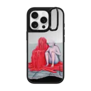 iPhone 16 Pro Mirror Ring Stand Case MagSafe Compatible WHISPER