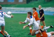 David Hobbs of Featherstone Rovers playing for England against Wa - Old Photo
