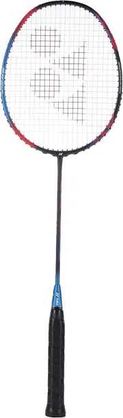 YONEX Astrox 7 DG Graphite Strung Badminton Racket with Full Racket Cover (Black/Blue) - For Professional Players - 83 grams - Maximum String Tension - 35lbs