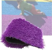 Artificial Grass Garden Lawn Mat Replacement Artificial Grass Synthetic Astroturf Carpet 118(inch) High Natural Fake Grass Doormat with Drainage Holes (Purple 6x15m)